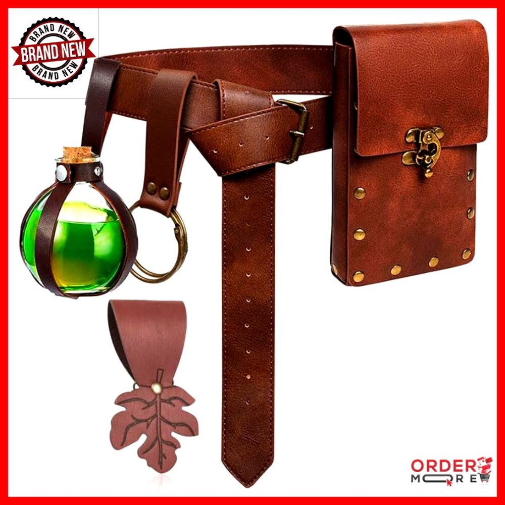 Steampunk Waist Bag Fanny Pack Cellphone Holder Retro Belt Pouch